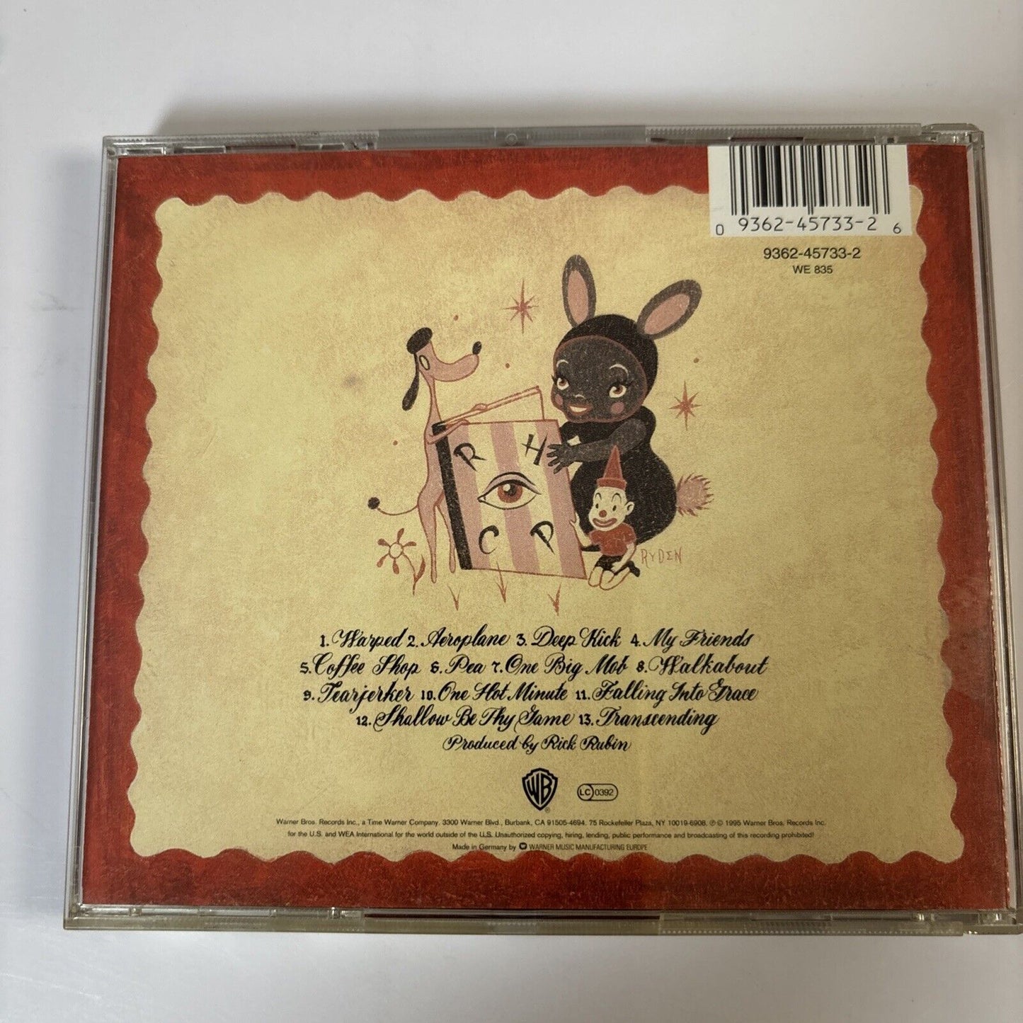 The Red Hot Chili Peppers – One Hot Minute (CD, 1995)