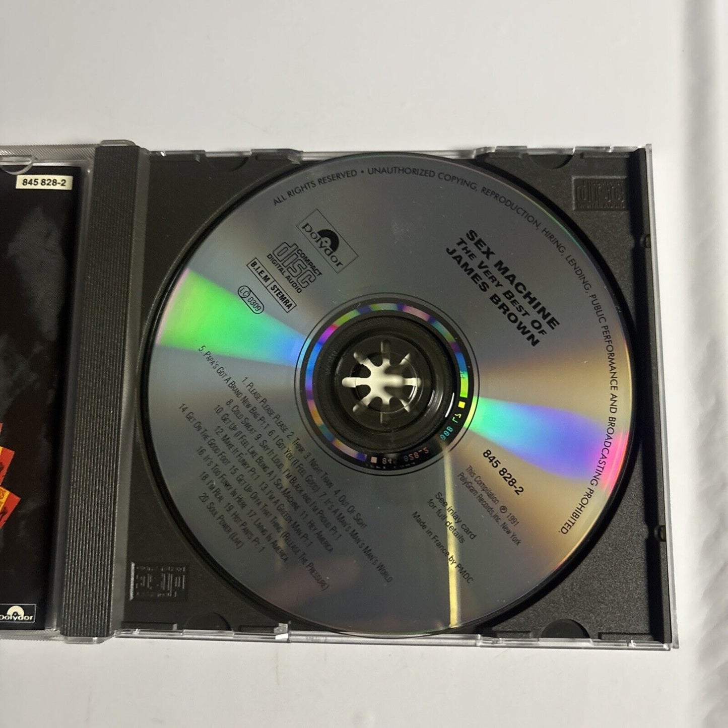 James Brown – Sex Machine: The Very Best Of James Brown (CD, 1991) 845 828-2