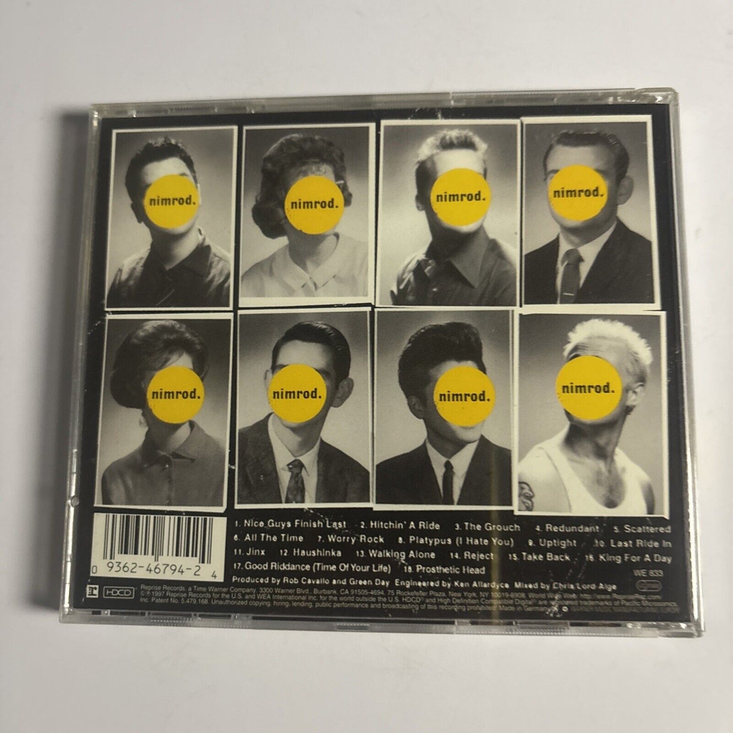 Green Day – Nimrod. (CD, HDCD, 2012)