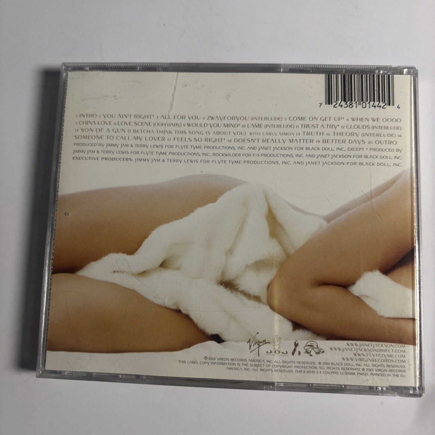 Janet Jackson – All For You  (CD, 2001)