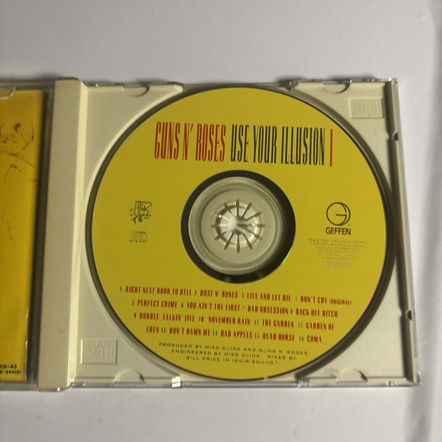 Guns N' Roses – Use Your Illusion I (CD, 1991) mvcg-43  Japan