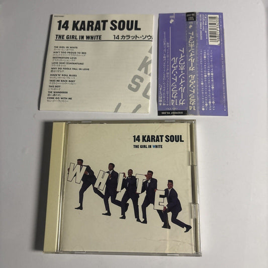 14 Karat Soul – The Girl In White (CD, 1988) d32y0187 Japan obi