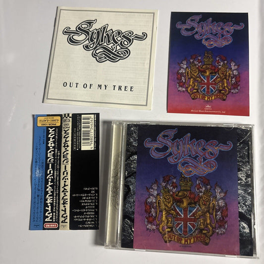 Sykes – Out Of My Tree (CD, 1995) phcr-1365 Japan obi, sticker