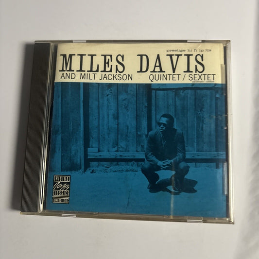 Miles Davis And Milt Jackson – Quintet / Sextet (CD, 1989) OJCCD-012-2