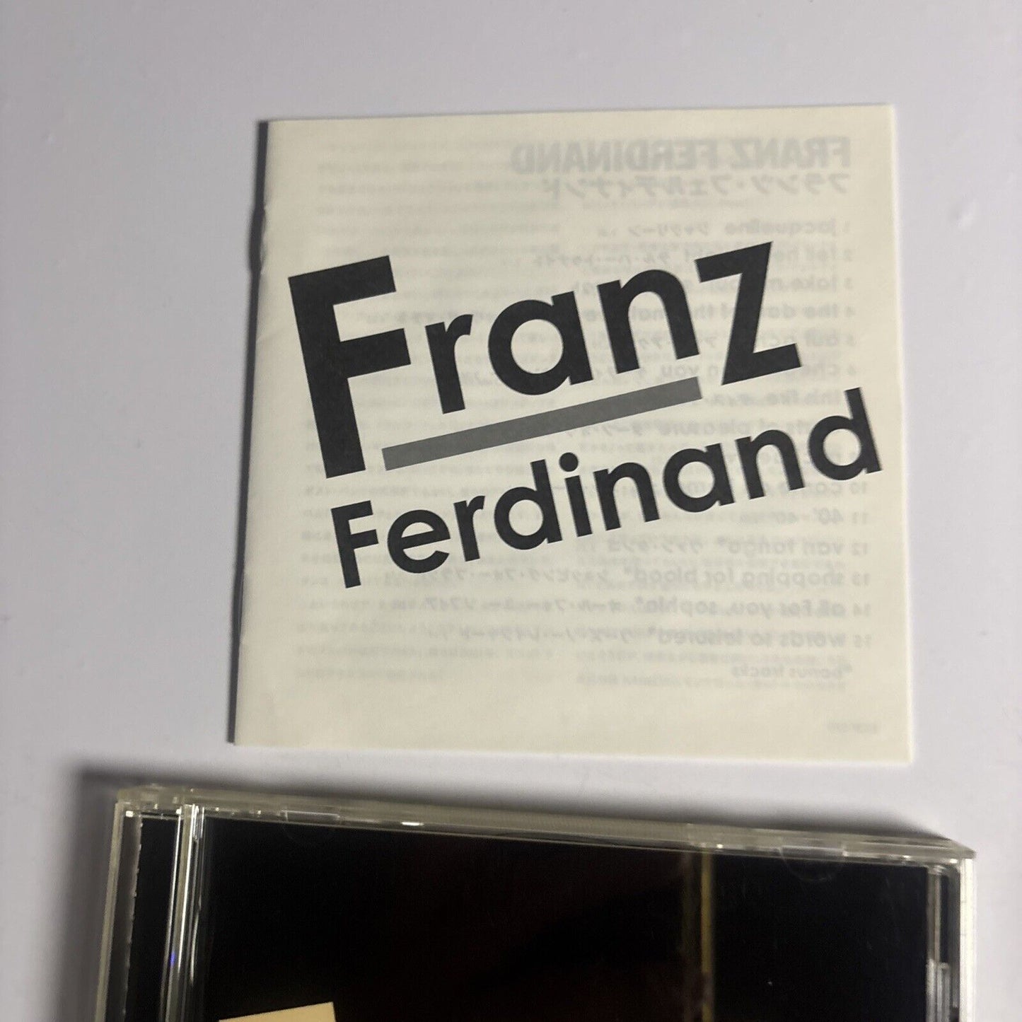 Franz Ferdinand – Franz Ferdinand (CD, 2004) EICP 370 Japan Bonus Track