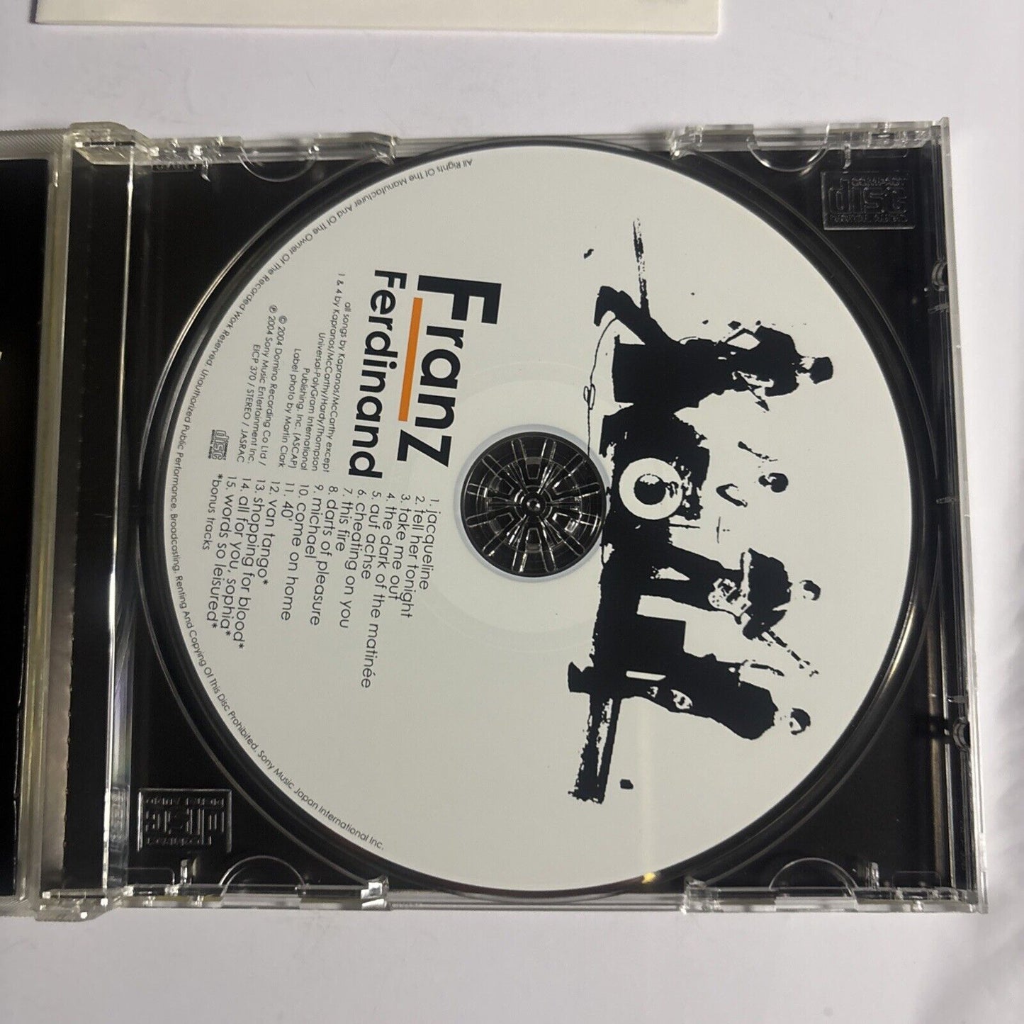 Franz Ferdinand – Franz Ferdinand (CD, 2004) EICP 370 Japan Bonus Track