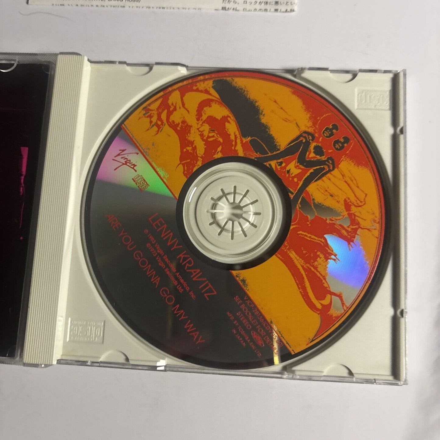 Lenny Kravitz – Are You Gonna Go My Way (CD, 1993) vjcp-28156 Japan