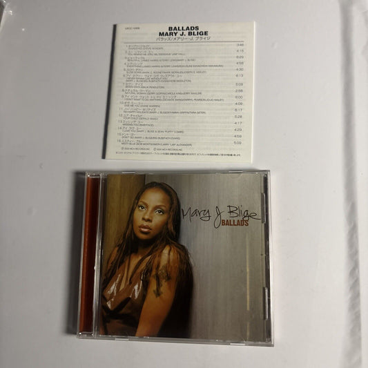 Mary J. Blige – Ballads (CD, 2000) uicc-1009 Japan