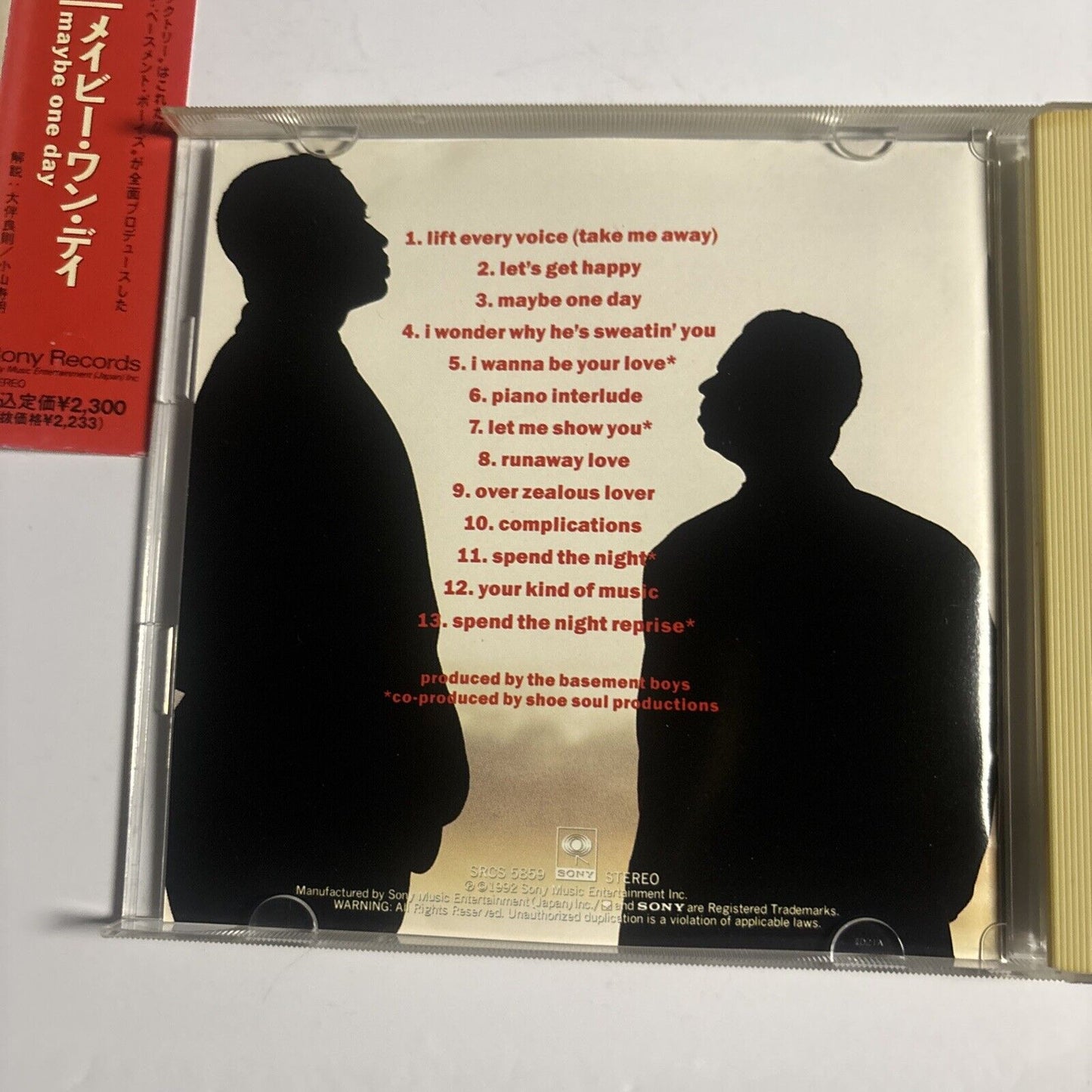 Mass Order – Maybe One Day (CD, 1992) srcs-5859 Japan obi
