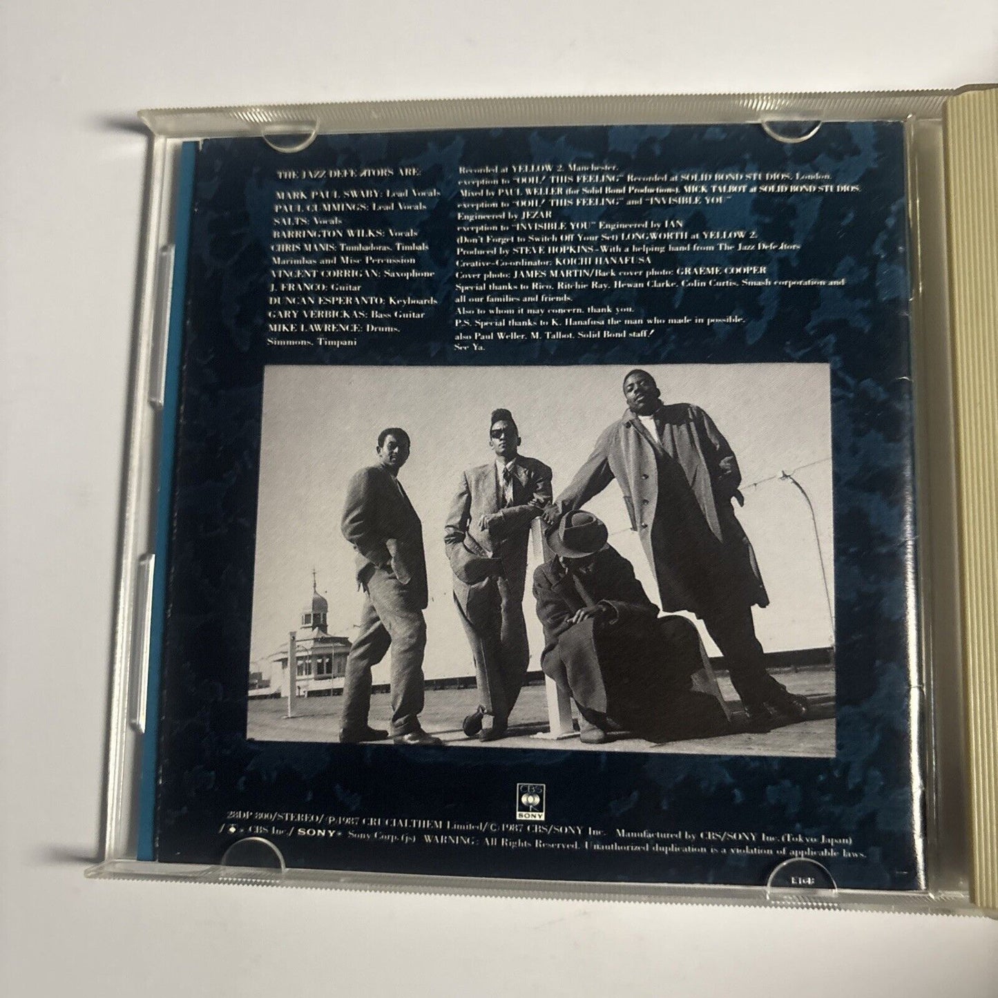 The Jazz Defektors – The Jazz Defektors (CD, 1987) 28dp-800 Japan