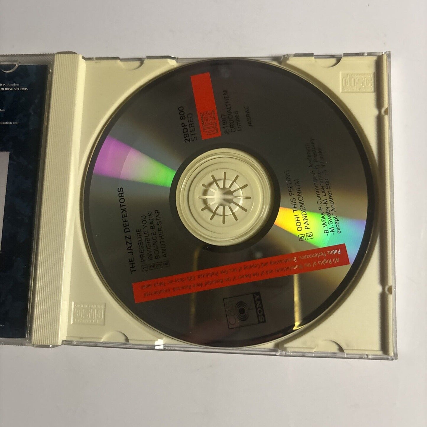 The Jazz Defektors – The Jazz Defektors (CD, 1987) 28dp-800 Japan