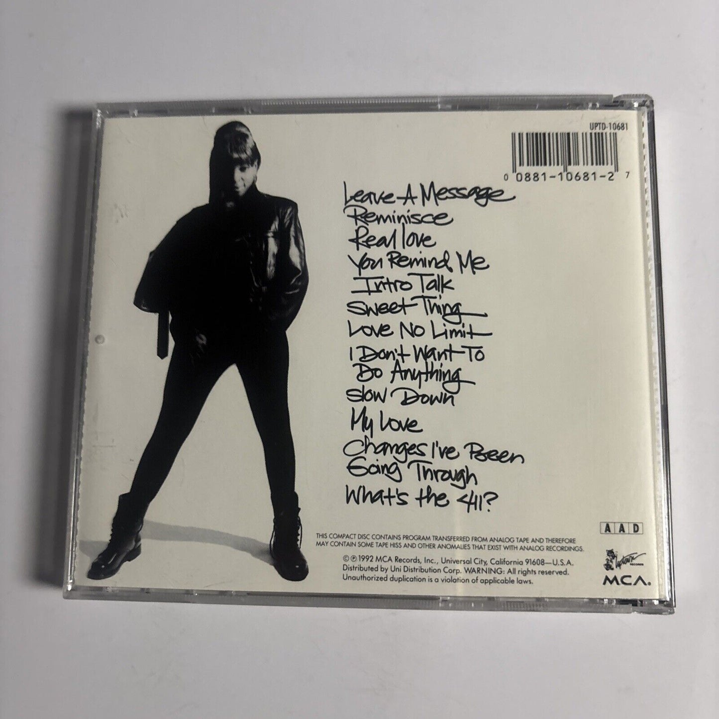 Mary J. Blige – What's The 411? (CD, 1992) UPTD 10681 USA