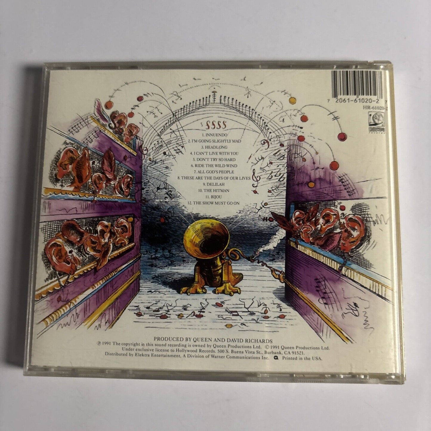 Queen – Innuendo (CD, 1990) HR-61020-2
