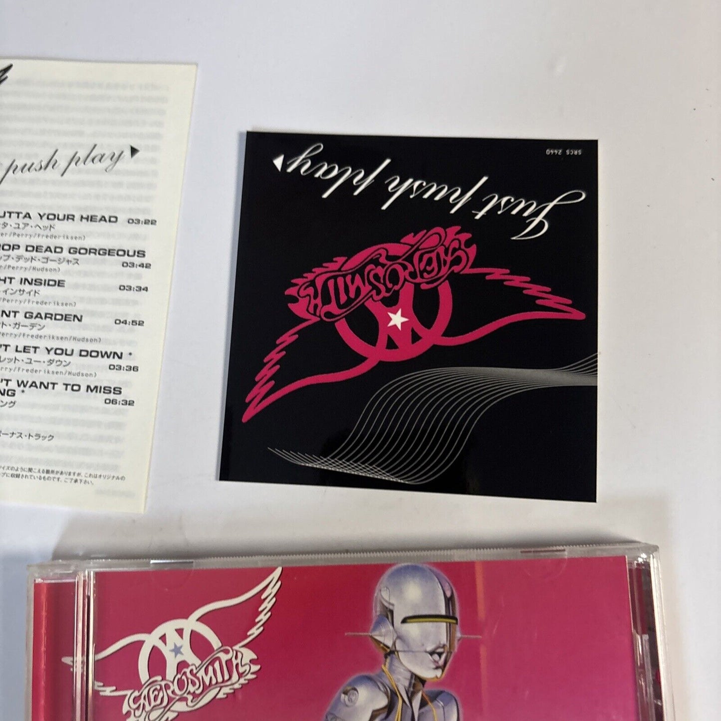 Aerosmith – Just Push Play (CD, 2001) srcs-2440 Japan obi, sticker