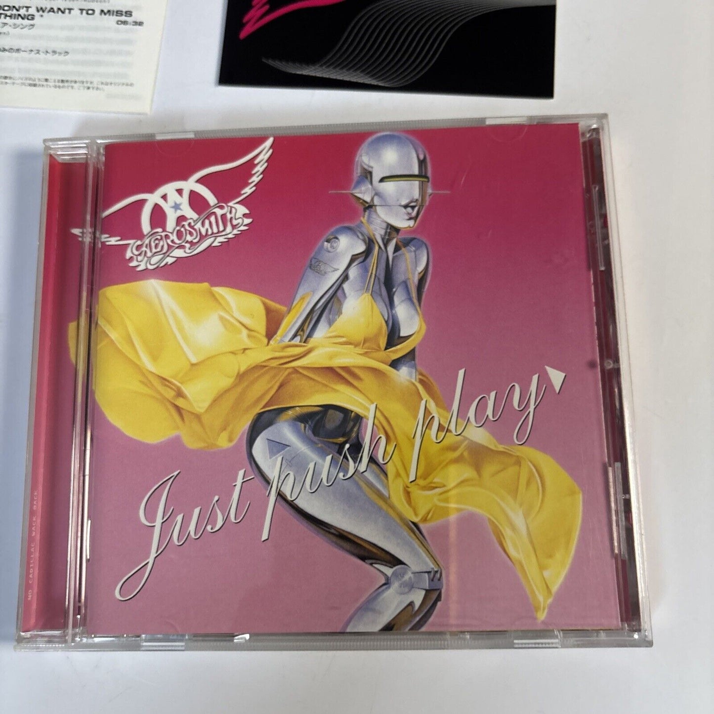 Aerosmith – Just Push Play (CD, 2001) srcs-2440 Japan obi, sticker