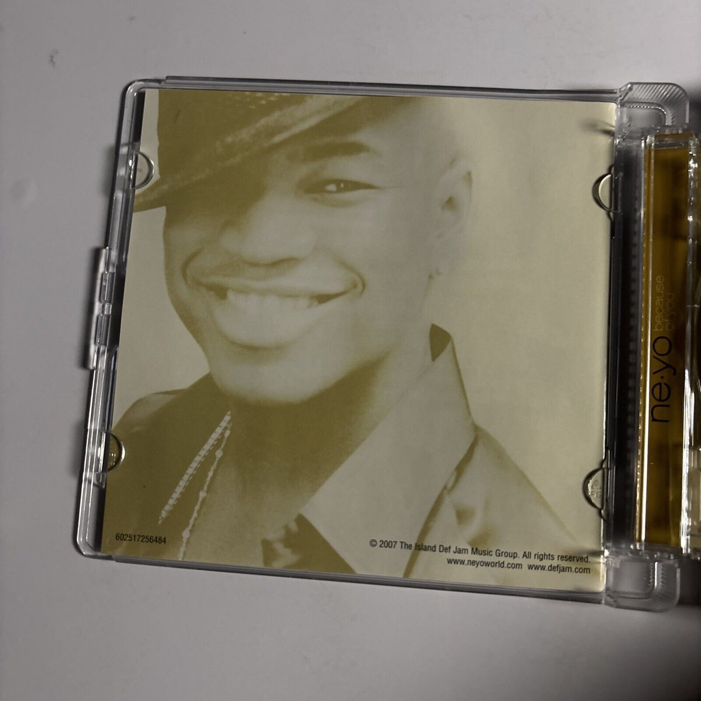 Ne-Yo – Because Of You (CD, 2007) Super Jewel Case