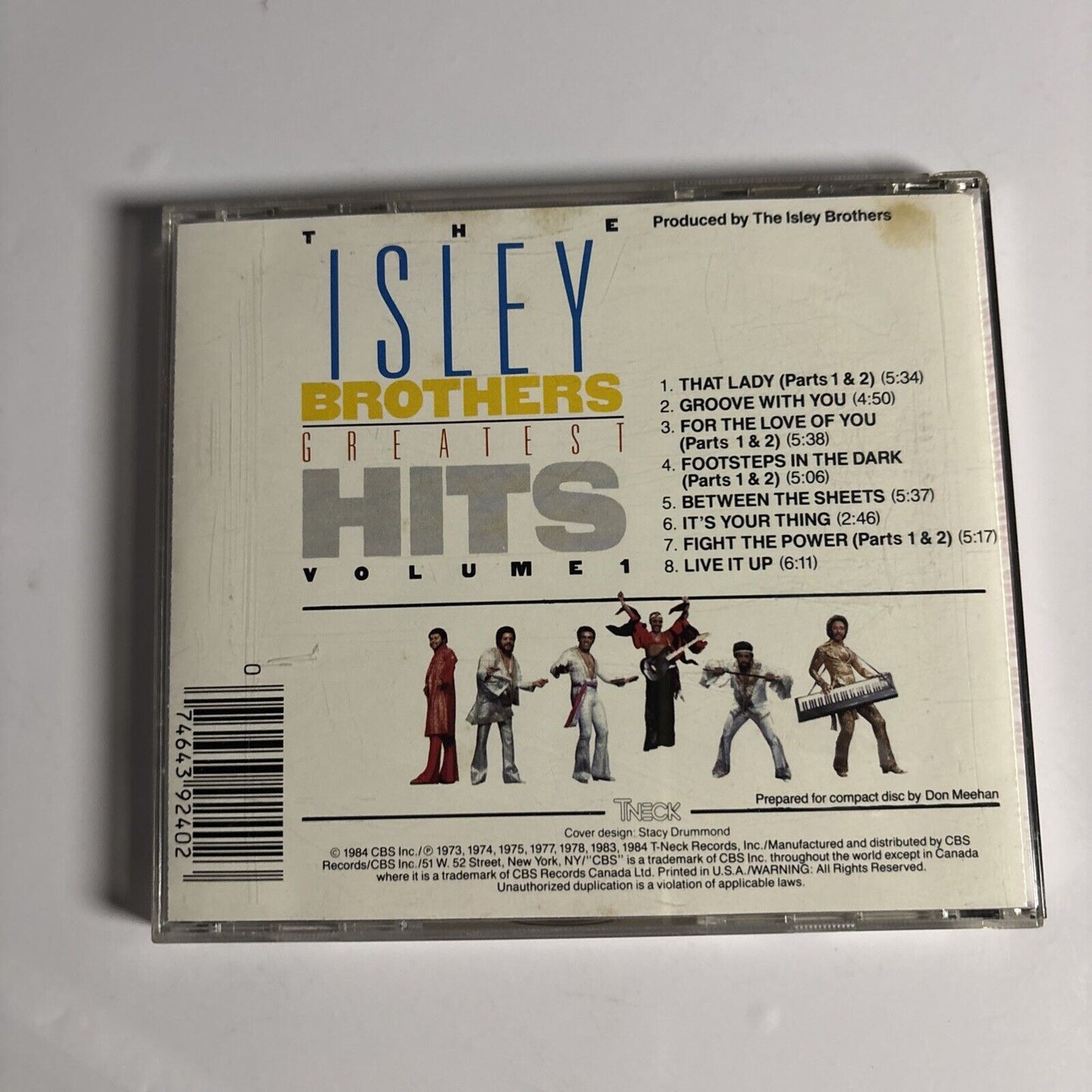 The Isley Brothers – Isley's Greatest Hits Volume 1 (CD, 1984) ZK 39240