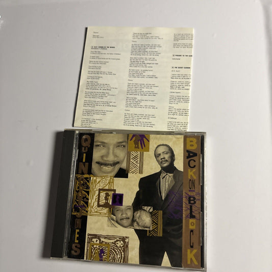 Quincy Jones – Back On The Block (CD, 1991)  22p2-3118 Japan