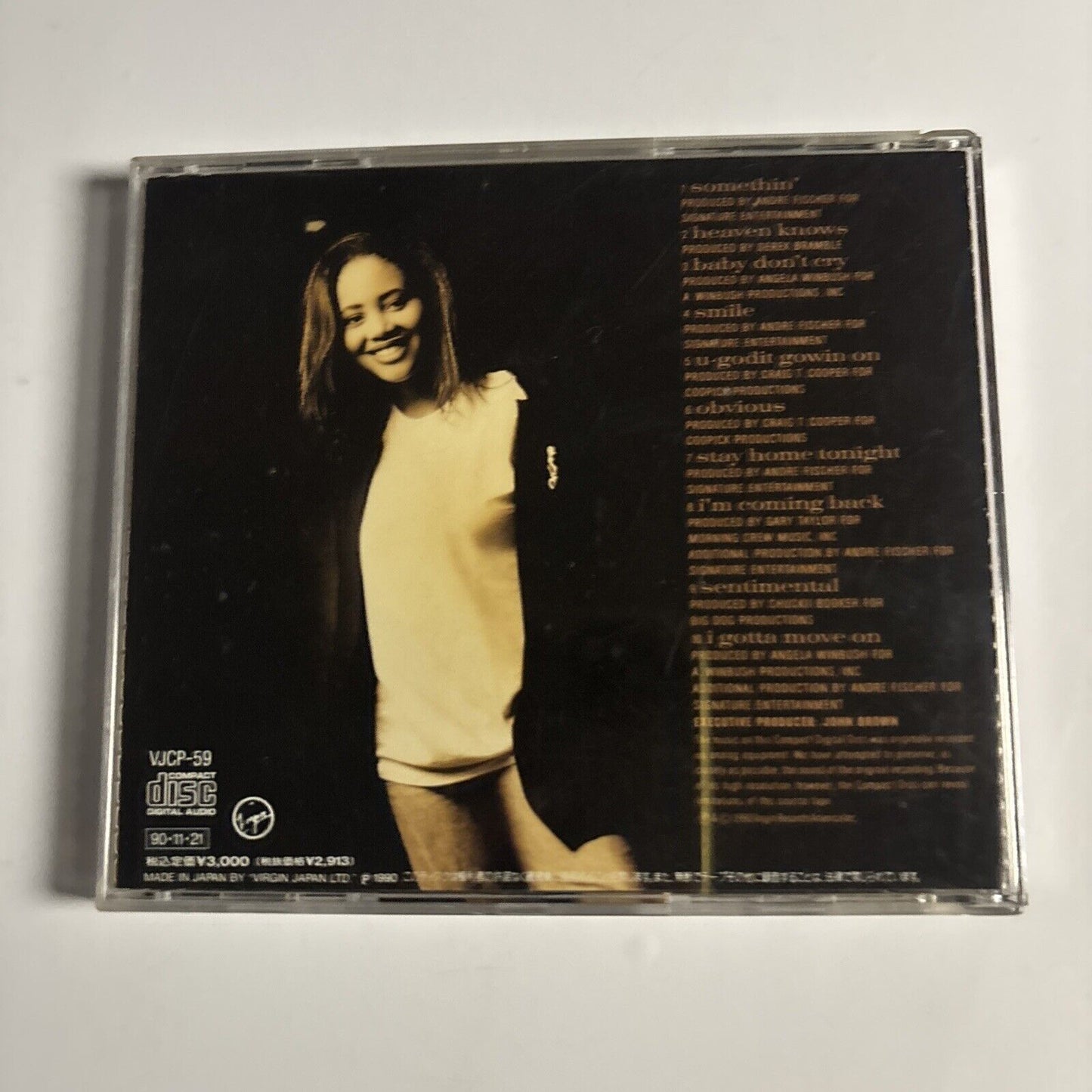 Lalah Hathaway – Lalah Hathaway (CD, 1990) vjcp-59 Japan
