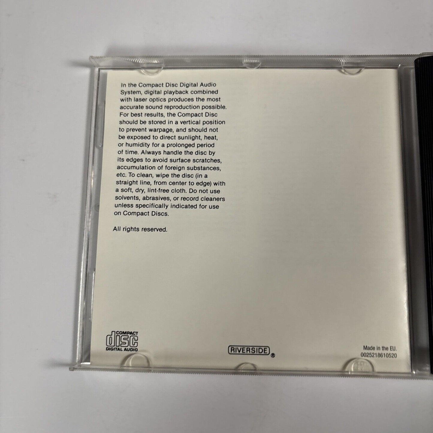 Cannonball Adderley With Bill Evans – Know What I Mean? (CD, 1962)