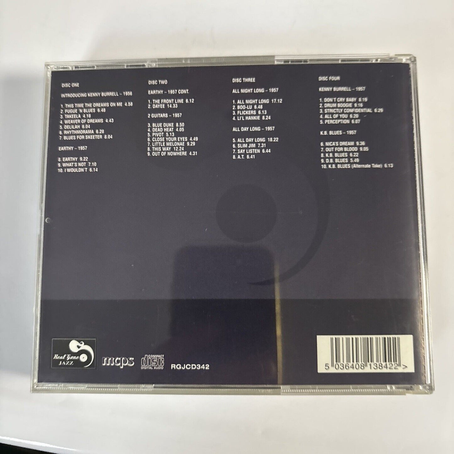 Kenny Burrell – Seven Classic Albums (CD, 2013, 4-Disc) RGJCD342
