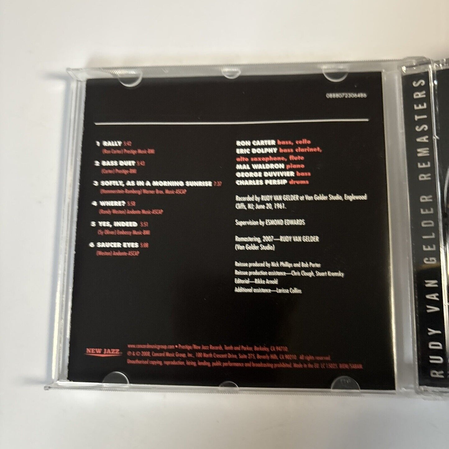 Ron Carter With Eric Dolphy, Mal Waldron – Where? (CD, 2008)