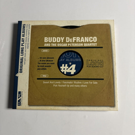 Buddy De Franco And The Oscar Peterson Quartet (CD, 2005)   Digipak