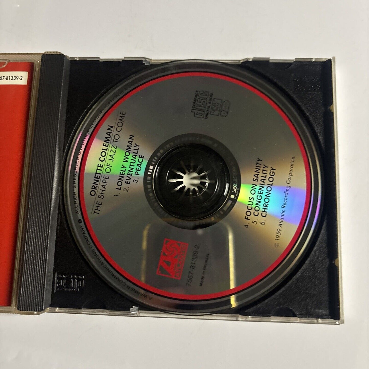 Ornette Coleman – The Shape Of Jazz To Come (CD, 1990)