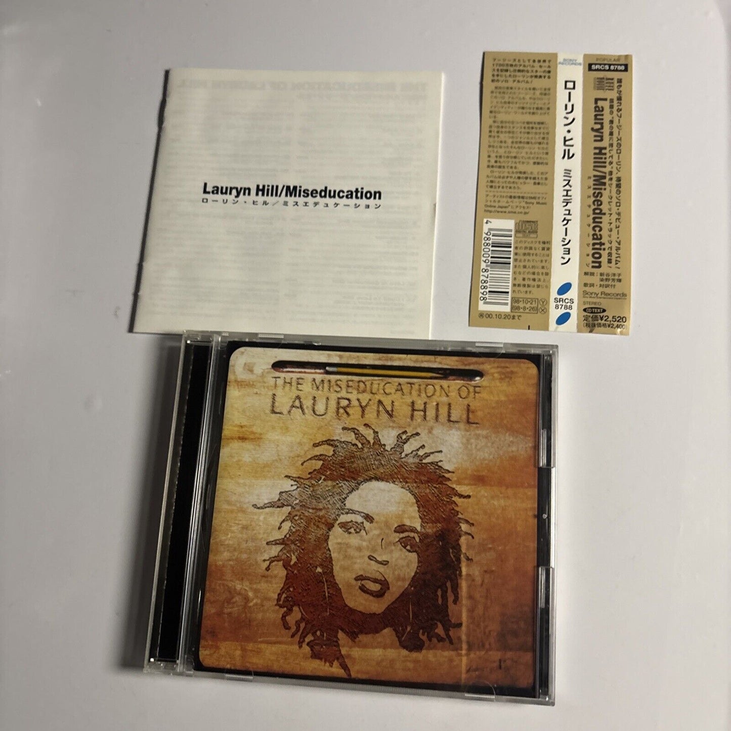 Lauryn Hill – The Miseducation Of Lauryn Hill (CD, 1998) srcs-8788 Japan obi