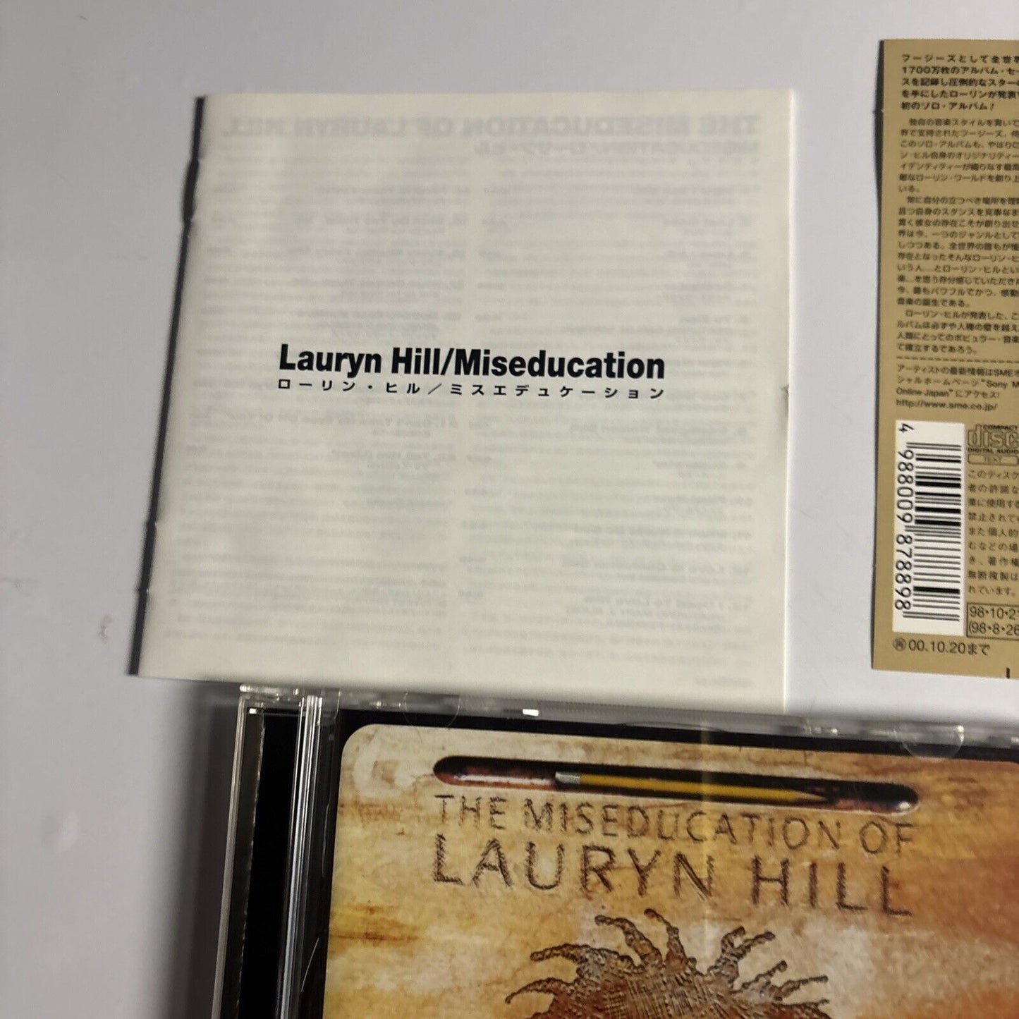 Lauryn Hill – The Miseducation Of Lauryn Hill (CD, 1998) srcs-8788 Japan obi