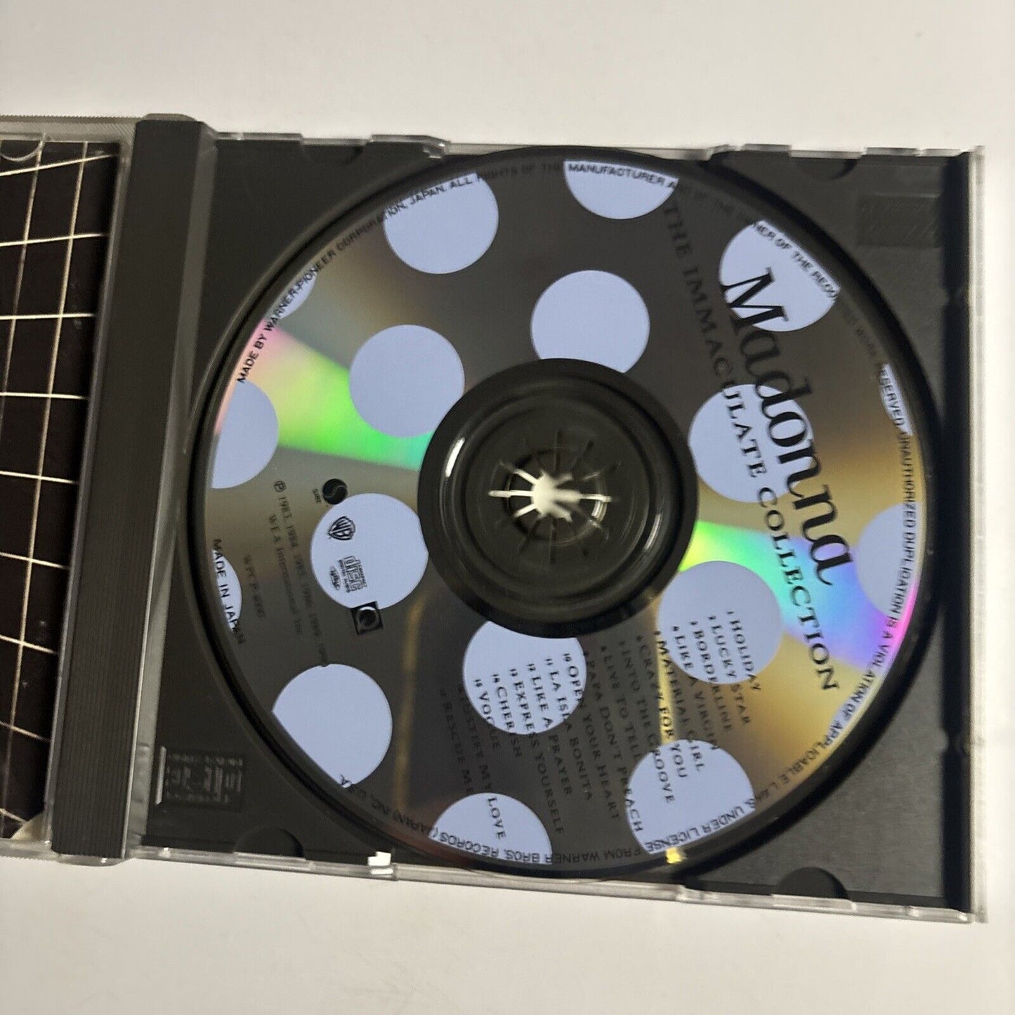 Madonna – The Immaculate Collection (CD, 1990) 9 26440-2