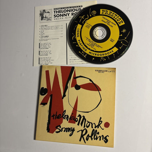 Thelonious Monk / Sonny Rollins (CD, 1999) vicj-60322 Japan cardboard sleeve