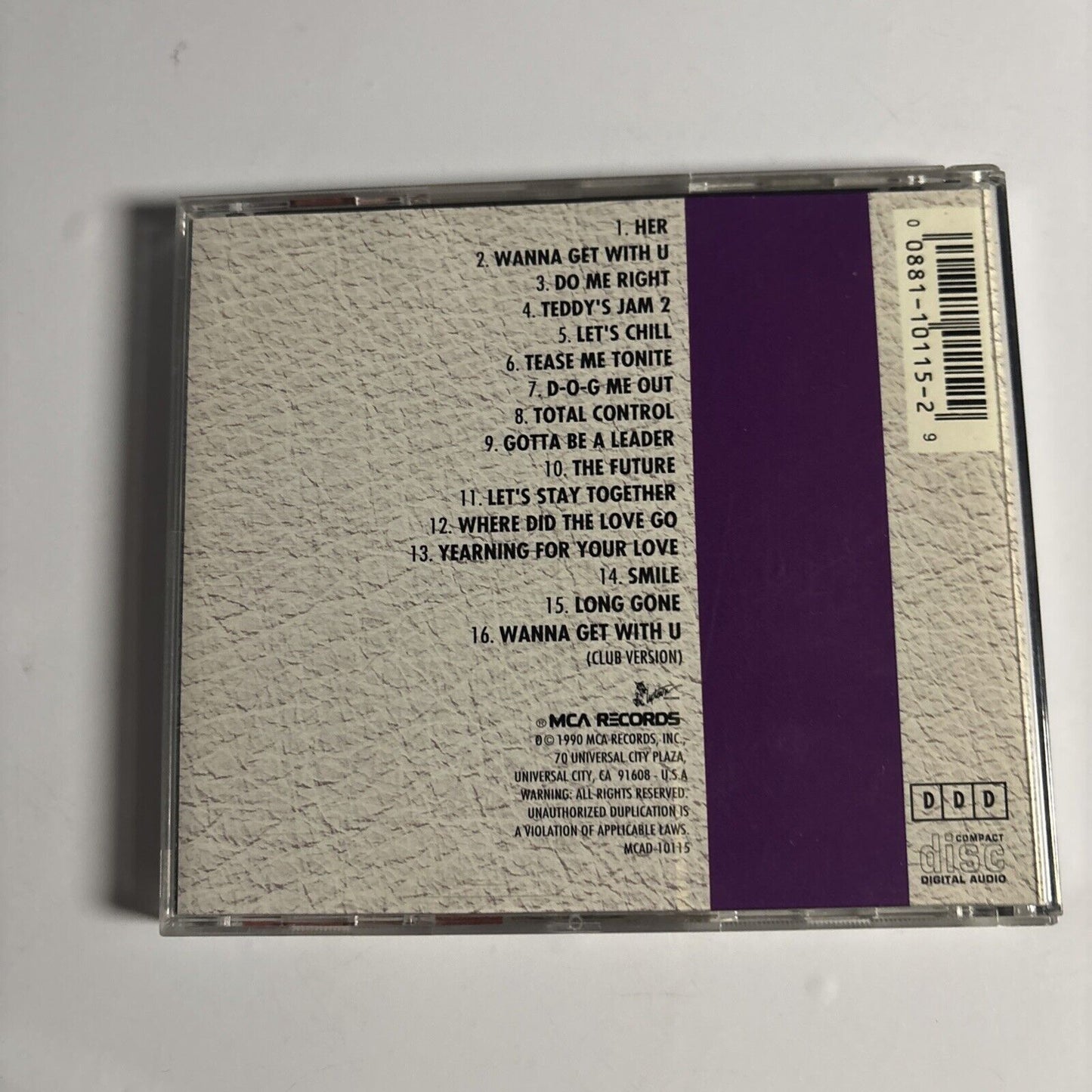 Guy – The Future (CD, 1990) MCAD-10115