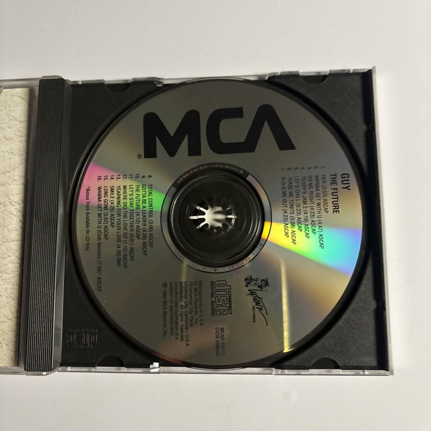 Guy – The Future (CD, 1990) MCAD-10115