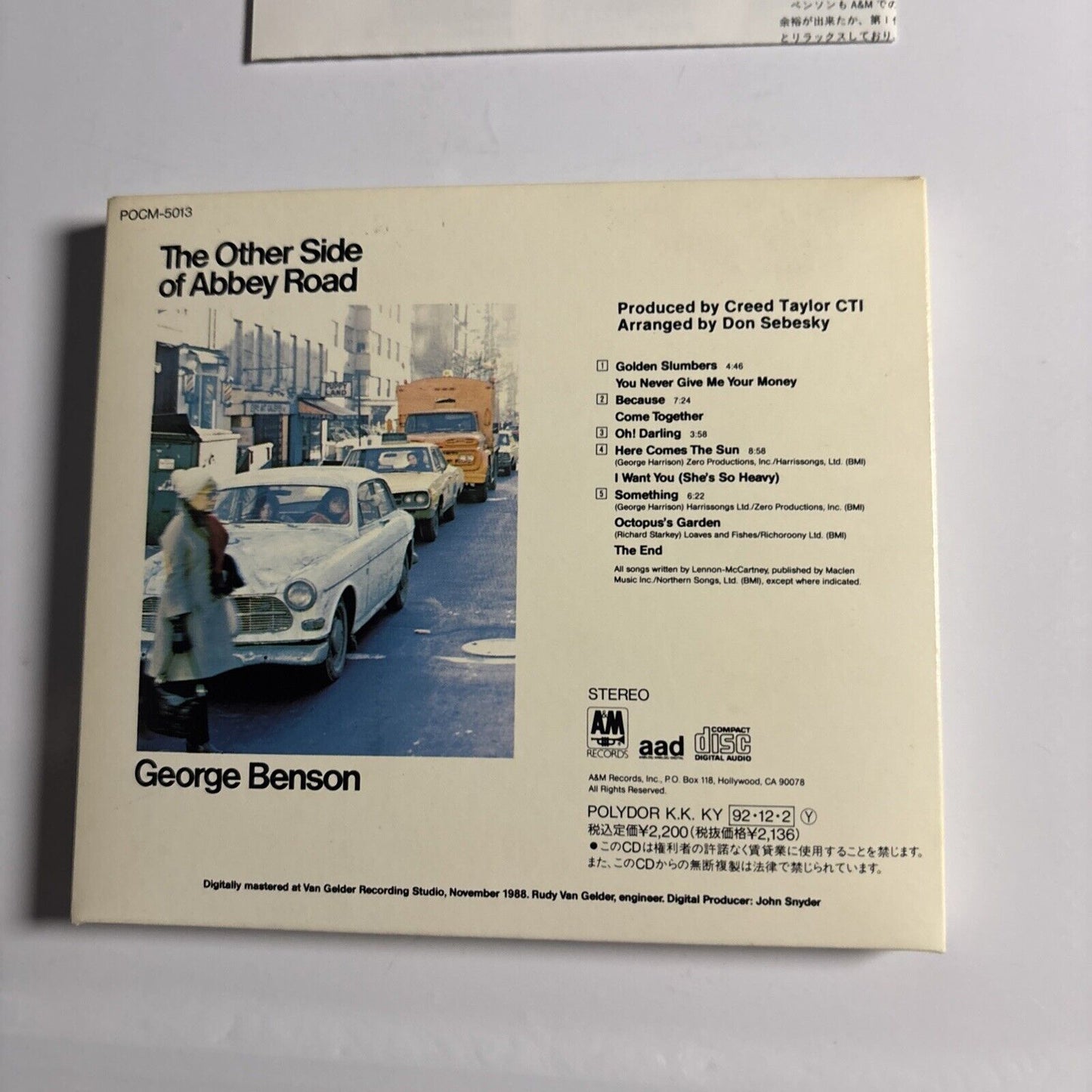 George Benson – The Other Side Of Abbey Road (CD, 1992) pocm-5013 Japan
