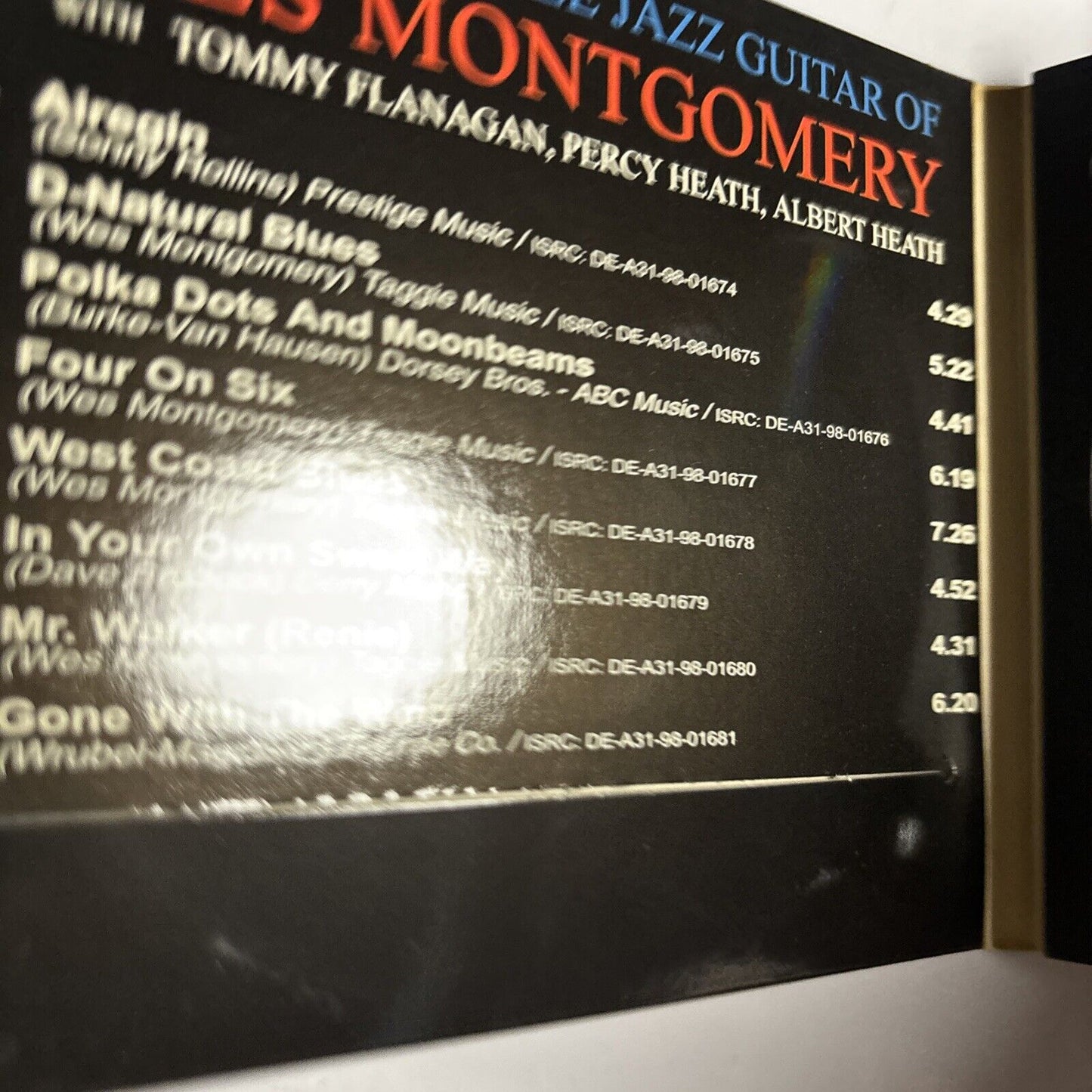 Wes Montgomery – The Incredible Jazz Guitar Of Wes Montgomery (CD, 1960) Digipak