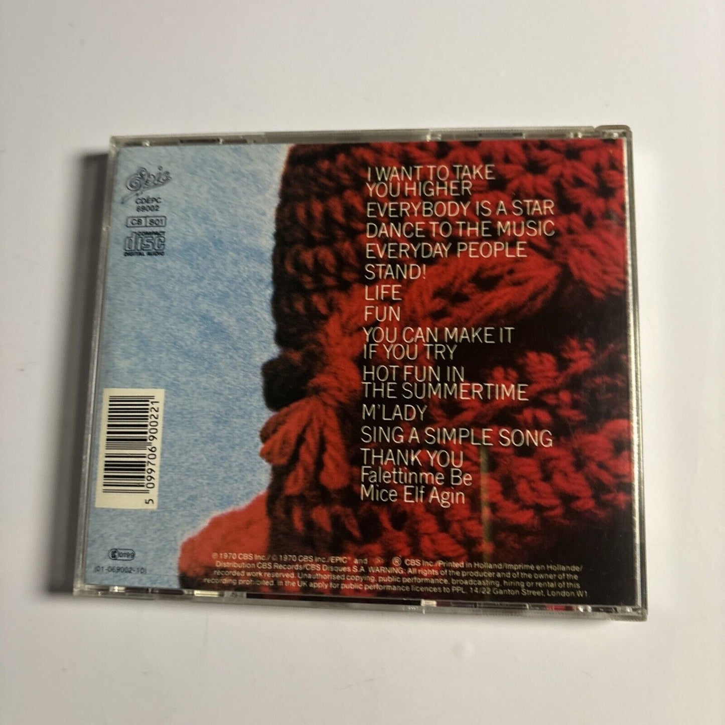 Sly & The Family Stone – Greatest Hits (CD, 1987) CDEPC 69002