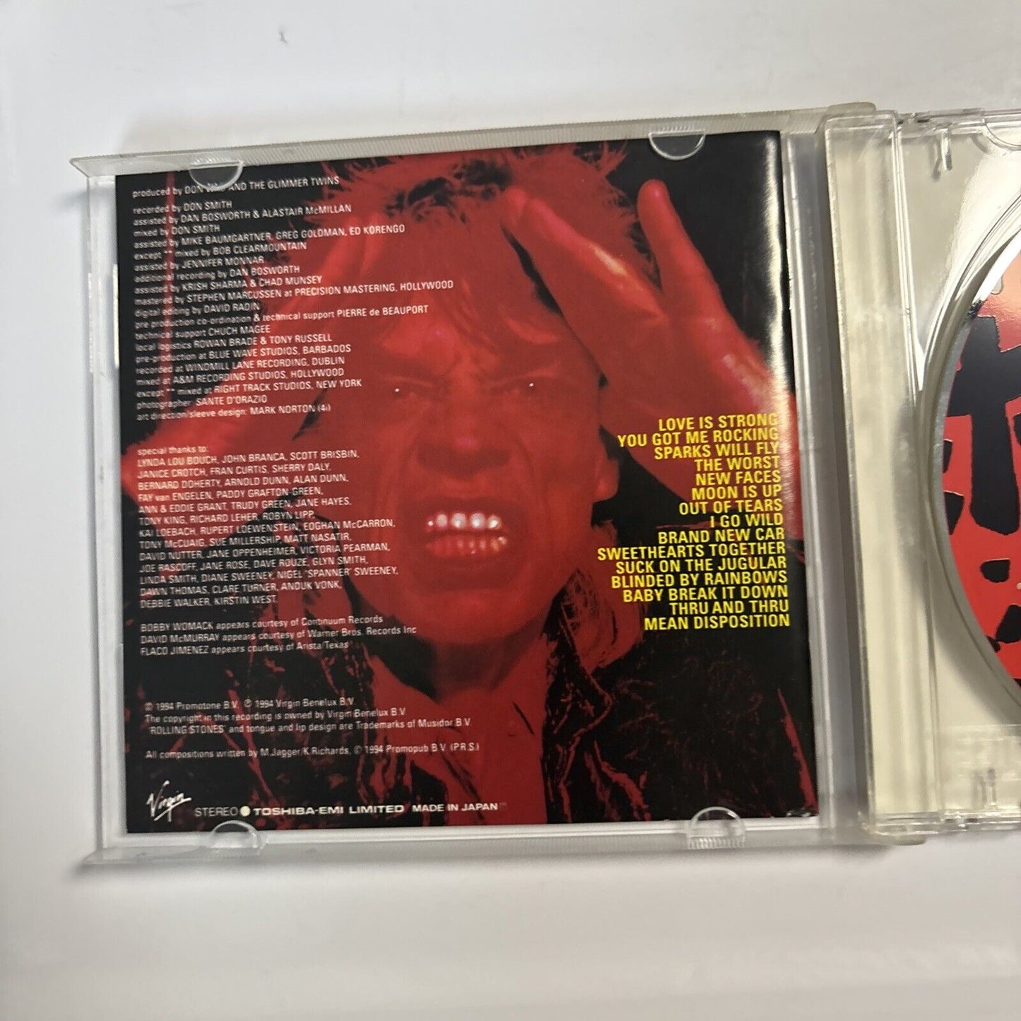 The Rolling Stones – Voodoo Lounge (CD, 1994) vjcp-25130 Japan