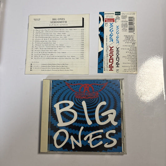 Aerosmith – Big Ones (CD, 1994) MVCG-162 Japan obi