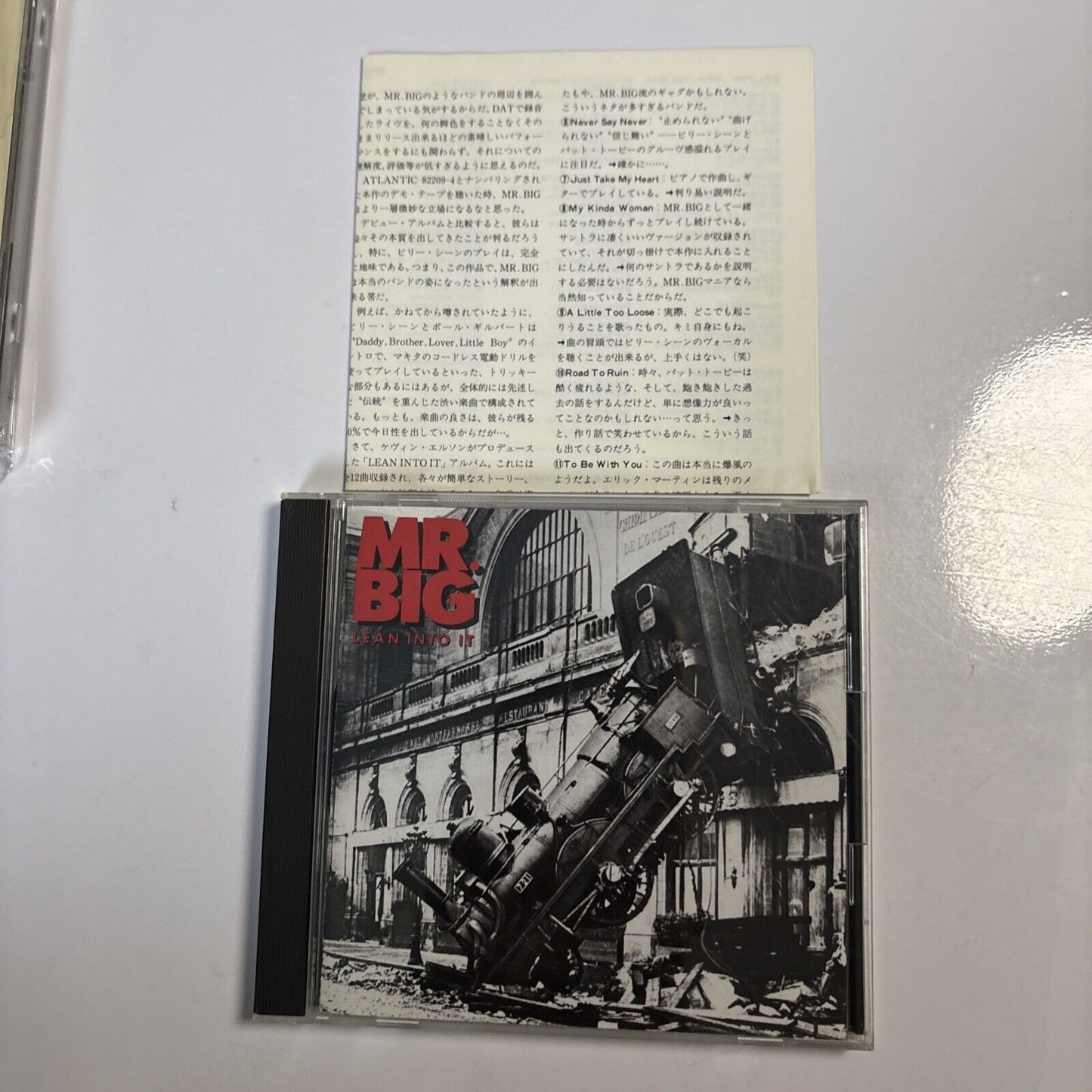 Mr. Big – Lean Into It (CD, 1993) amcy-236 Japan