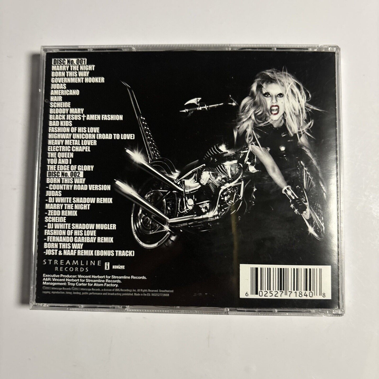 Lady Gaga – Born This Way (CD, 2011, 2-Disc)