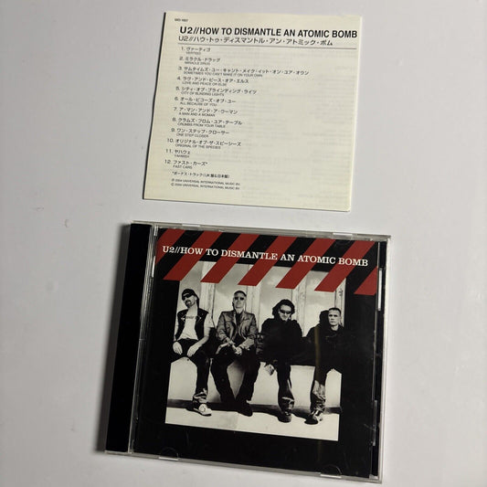 U2 – How To Dismantle An Atomic Bomb (CD, 2004) uici-1037 Japan Bonus Track