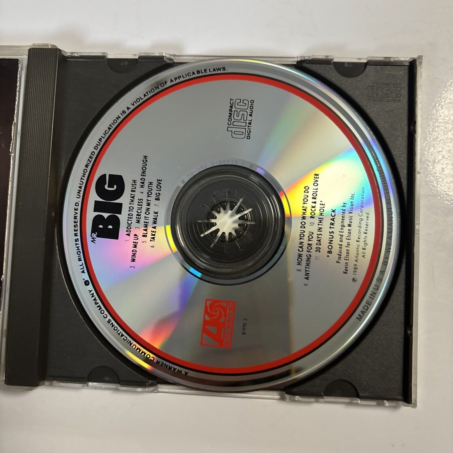 Mr. Big – Mr. Big (CD, 1989) 7 81990-2
