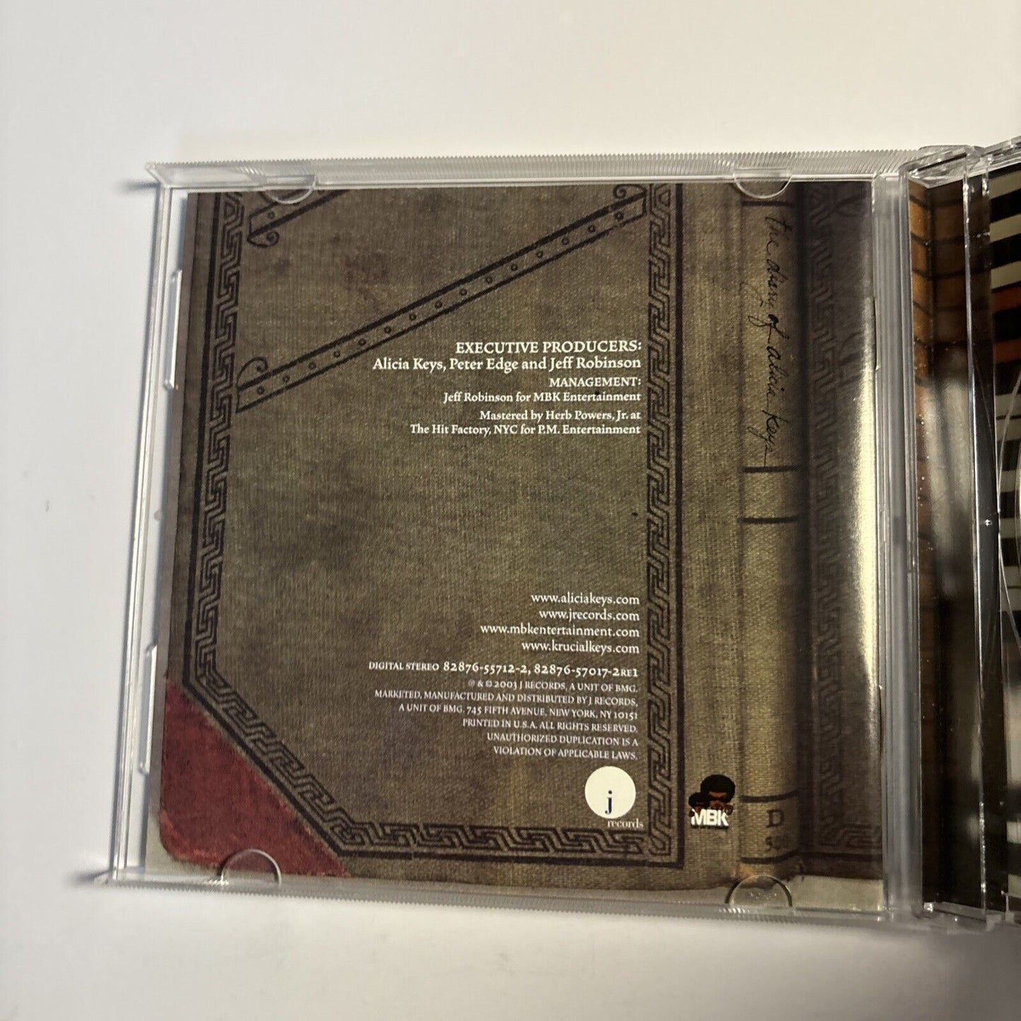 Alicia Keys – The Diary Of Alicia Keys  (CD, 2003)