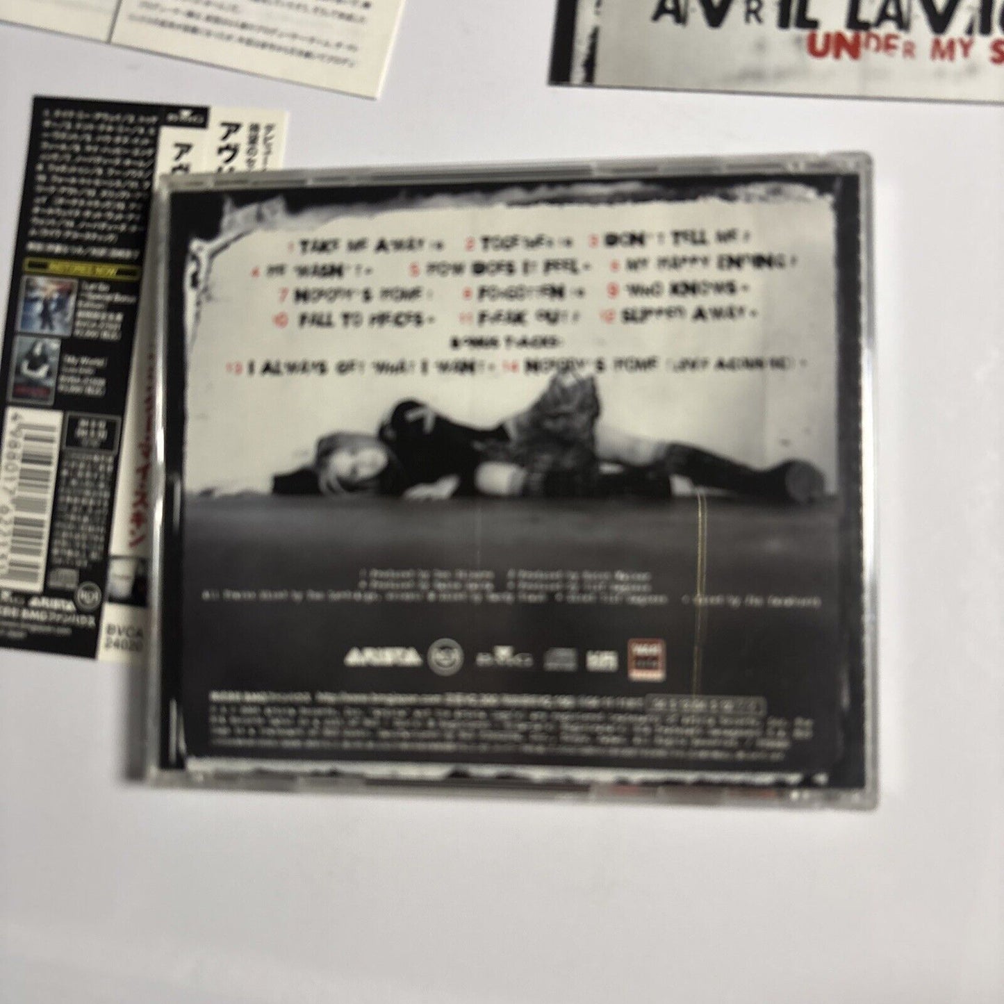 Avril Lavigne – Under My Skin (CD, 2004) bvca-24020 Japan Bonus Track, obi