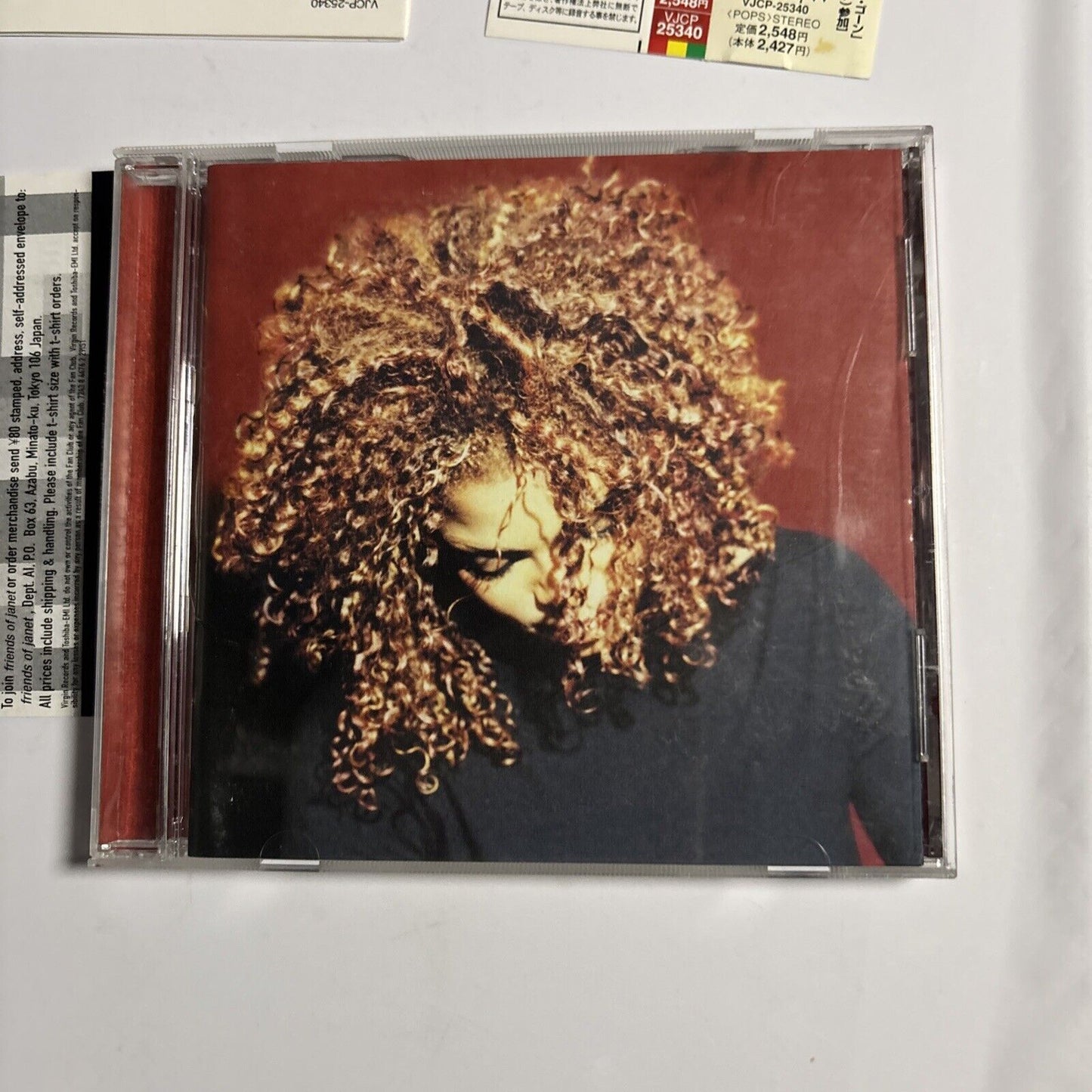 Janet Jackson – The Velvet Rope (CD, 1997) vjcp-25340 Japan obi