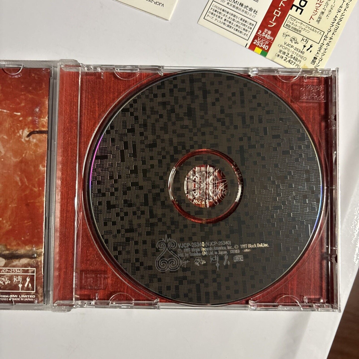 Janet Jackson – The Velvet Rope (CD, 1997) vjcp-25340 Japan obi
