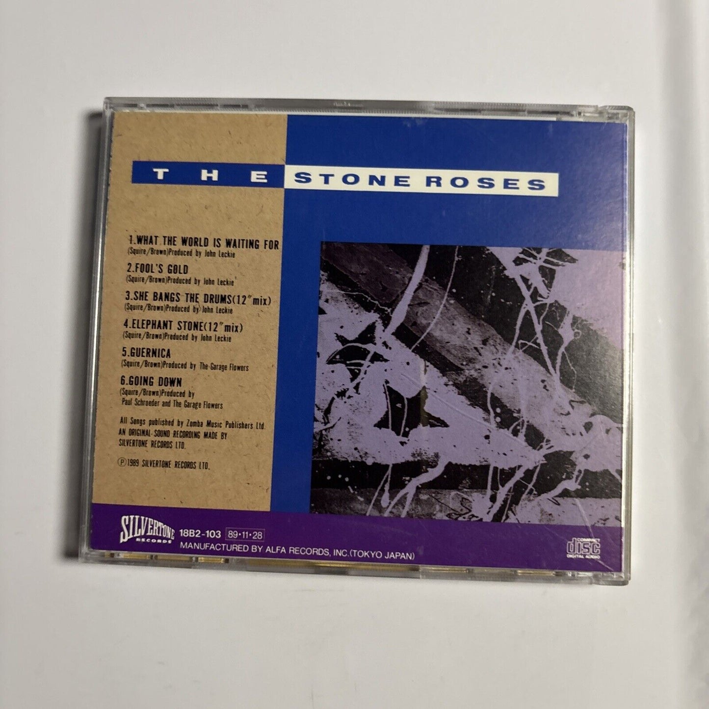 The Stone Roses – What The World Is Waiting For (CD, 1989) 18b2-103 Japan