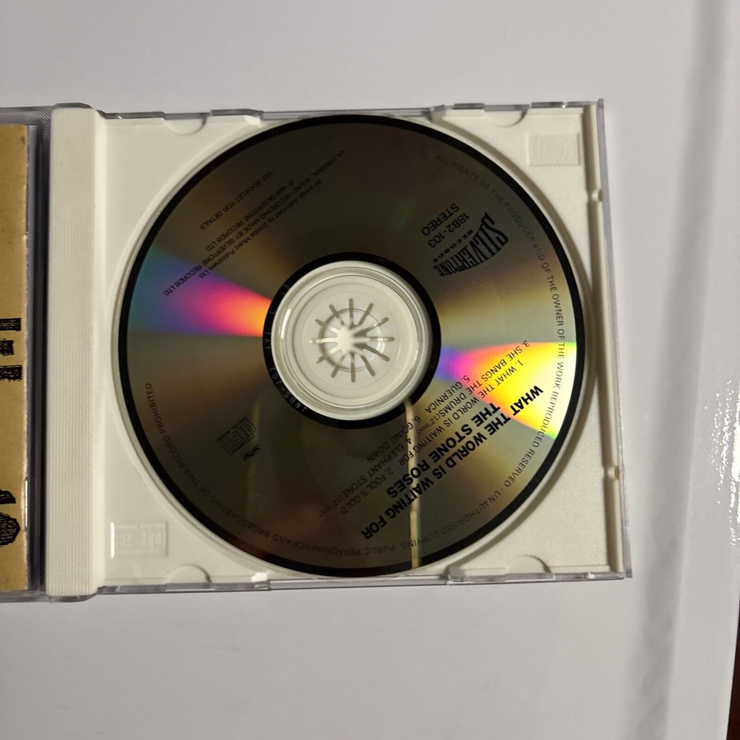 The Stone Roses – What The World Is Waiting For (CD, 1989) 18b2-103 Japan