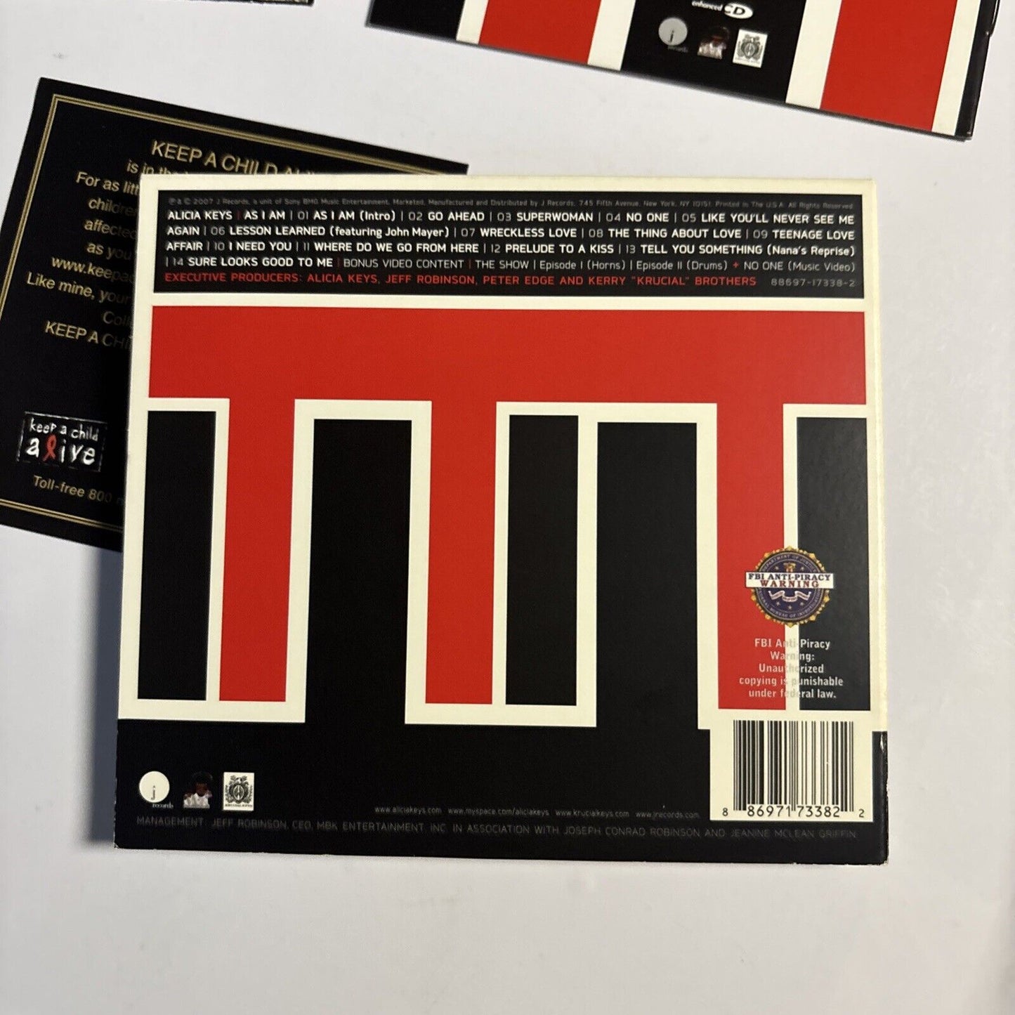 Alicia Keys – As I Am (CD, 2007)   Digipak